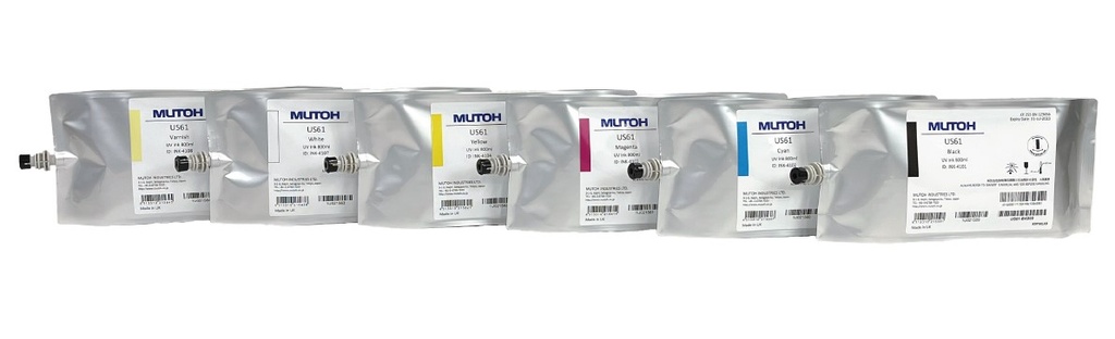 Мастило Mutoh US61 в 800 мл пликове