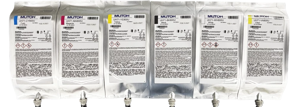 LED UV Мастило Mutoh UH71 за трвърди материали 